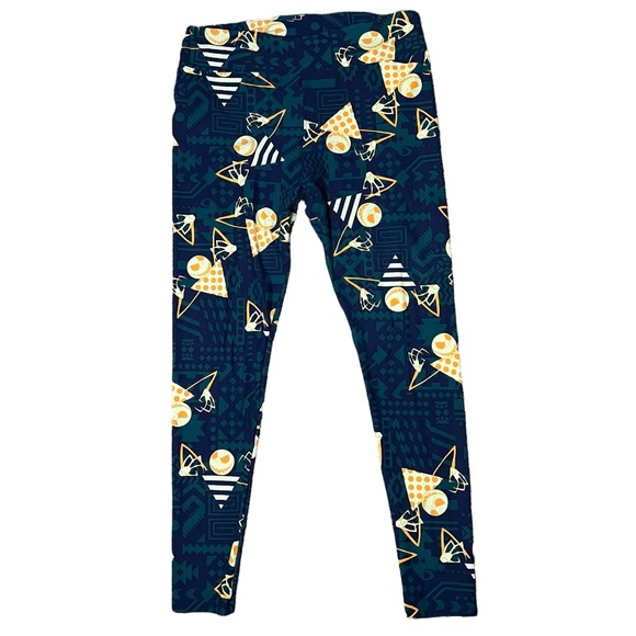 LULAROE DISNEY Jack Skellington Spooky Halloween Tall and Curvy Leggings - Picture 3 of 9